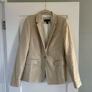 J.Crew Metallic Linen Blazer